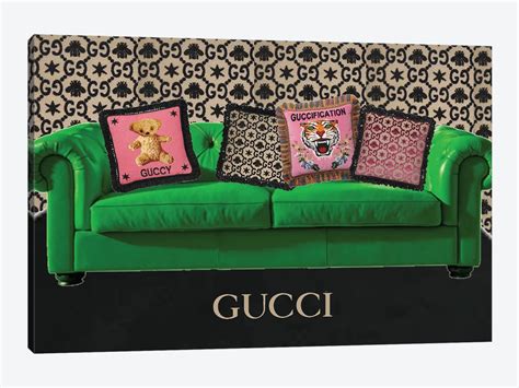 gucci couch add blanket add beard|Gucci sofa and chairs.